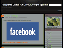 Tablet Screenshot of journal.cantalairlibre.com